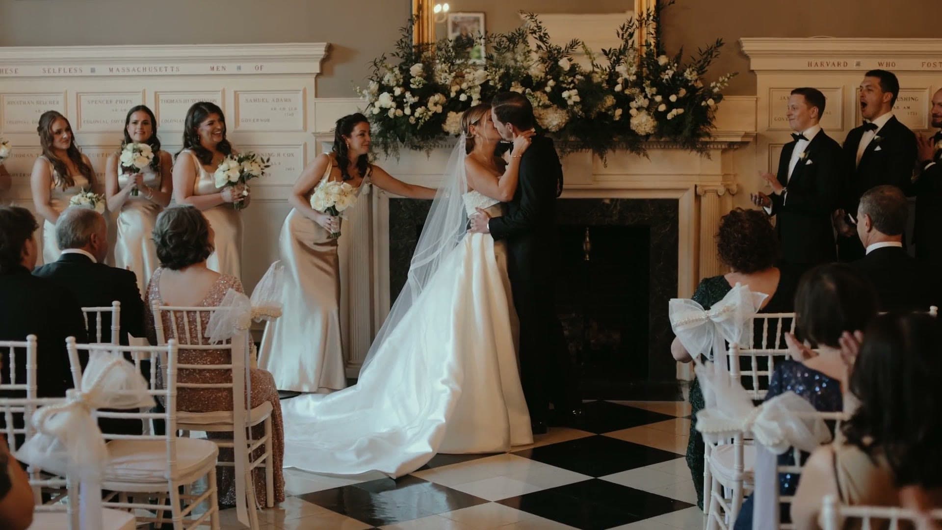 Harvard Club of Boston Wedding Video: Filming at 374 Commonwealth